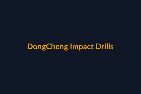 DongCheng Impact Drills available at Raguveer Electric Talala